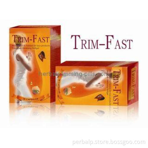 Botanical Trim Fast Herbal Slimming Pills , GMP Certificate